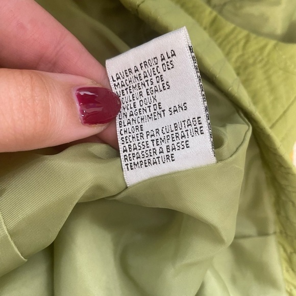 Vintage Talbots Vest Quilted Green Jacket Sleeveless Zip Up Outdoors Lightweight - Picture 3 of 6